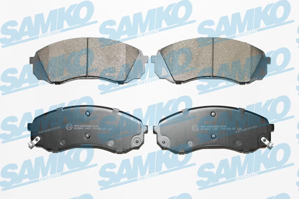 Samko 5SP1451 - Kit de plaquettes de frein, frein à disque cwaw.fr