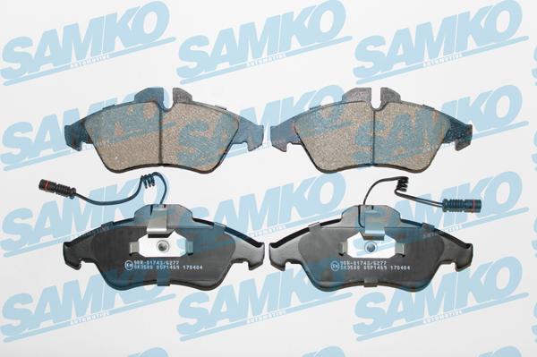 Samko 5SP1469 - Kit de plaquettes de frein, frein à disque cwaw.fr