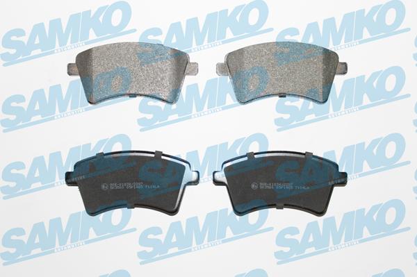 Samko 5SP1465 - Kit de plaquettes de frein, frein à disque cwaw.fr