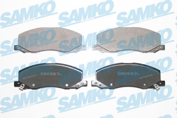 Samko 5SP1468 - Kit de plaquettes de frein, frein à disque cwaw.fr