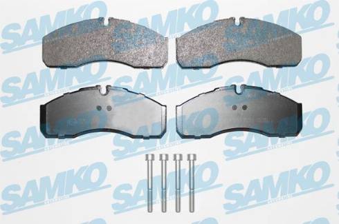 Samko 5SP1462 - Kit de plaquettes de frein, frein à disque cwaw.fr