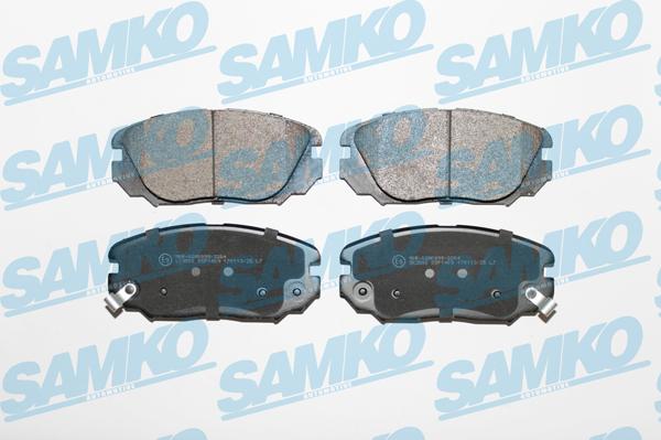 Samko 5SP1409 - Kit de plaquettes de frein, frein à disque cwaw.fr