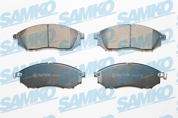 Samko 5SP1406 - Kit de plaquettes de frein, frein à disque cwaw.fr