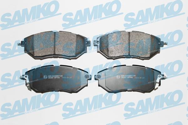 Samko 5SP1402 - Kit de plaquettes de frein, frein à disque cwaw.fr