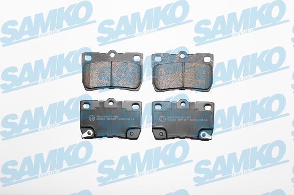 Samko 5SP1407 - Kit de plaquettes de frein, frein à disque cwaw.fr