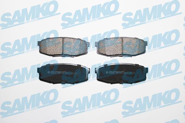 Samko 5SP1419 - Kit de plaquettes de frein, frein à disque cwaw.fr