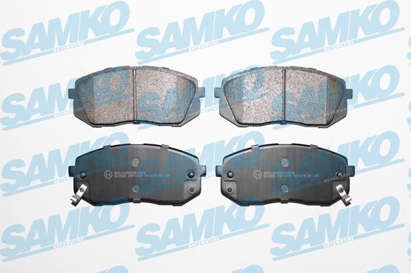 Samko 5SP1415 - Kit de plaquettes de frein, frein à disque cwaw.fr