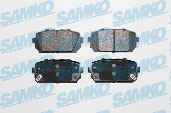 Samko 5SP1416 - Kit de plaquettes de frein, frein à disque cwaw.fr