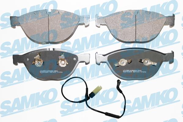 Samko 5SP1410A - Kit de plaquettes de frein, frein à disque cwaw.fr