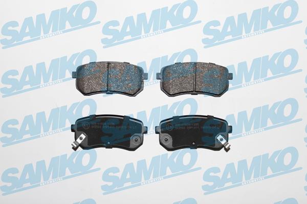 Samko 5SP1411 - Kit de plaquettes de frein, frein à disque cwaw.fr