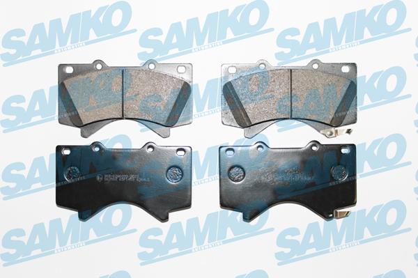 Samko 5SP1418 - Kit de plaquettes de frein, frein à disque cwaw.fr