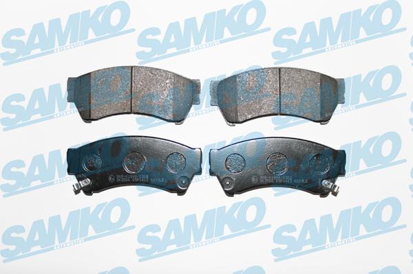 Samko 5SP1413 - Kit de plaquettes de frein, frein à disque cwaw.fr