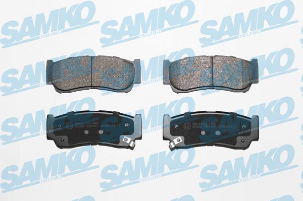 Samko 5SP1417 - Kit de plaquettes de frein, frein à disque cwaw.fr