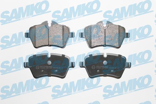 Samko 5SP1485 - Kit de plaquettes de frein, frein à disque cwaw.fr