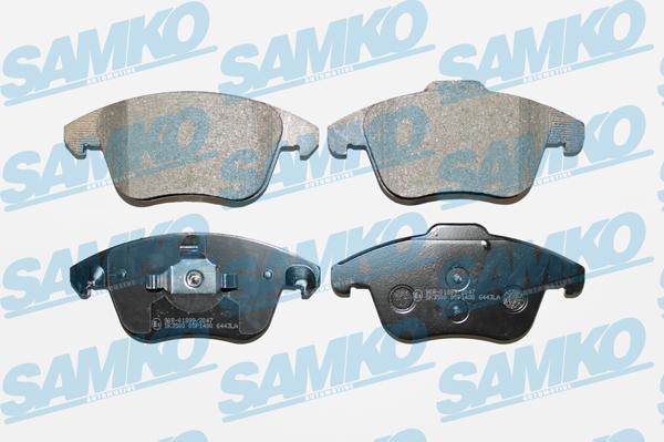 Samko 5SP1480 - Kit de plaquettes de frein, frein à disque cwaw.fr