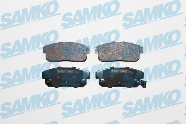 Samko 5SP1432 - Kit de plaquettes de frein, frein à disque cwaw.fr