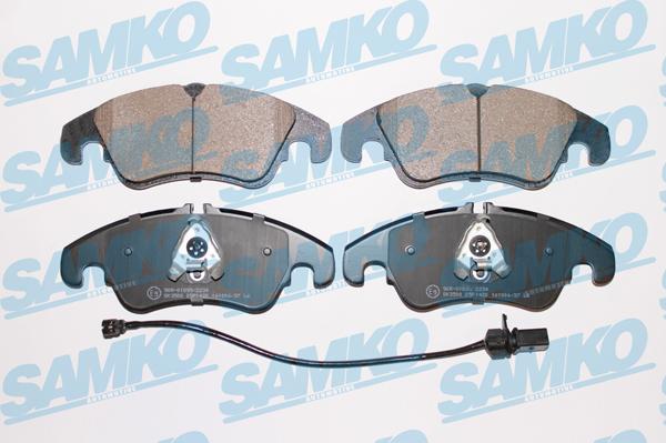 Samko 5SP1420A - Kit de plaquettes de frein, frein à disque cwaw.fr