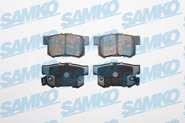 Samko 5SP1423 - Kit de plaquettes de frein, frein à disque cwaw.fr