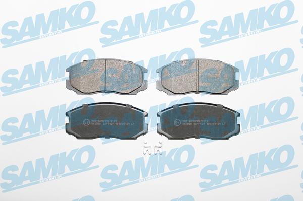 Samko 5SP1427 - Kit de plaquettes de frein, frein à disque cwaw.fr