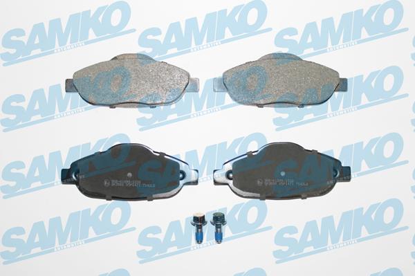 Samko 5SP1471 - Kit de plaquettes de frein, frein à disque cwaw.fr