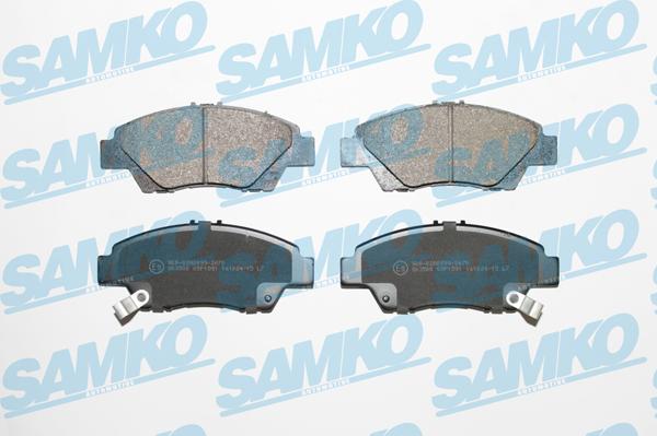 Samko 5SP1591 - Kit de plaquettes de frein, frein à disque cwaw.fr