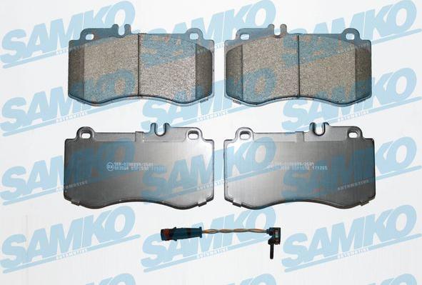 Samko 5SP1592A - Kit de plaquettes de frein, frein à disque cwaw.fr