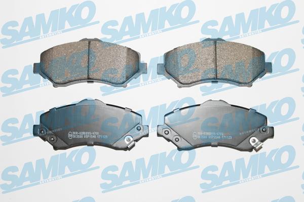 Samko 5SP1548 - Kit de plaquettes de frein, frein à disque cwaw.fr