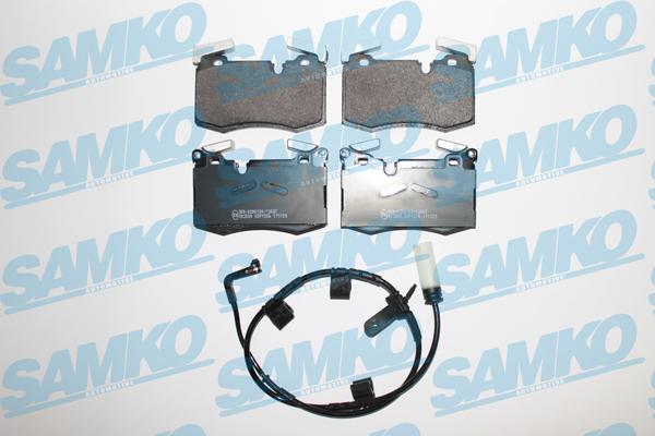 Samko 5SP1556A - Kit de plaquettes de frein, frein à disque cwaw.fr