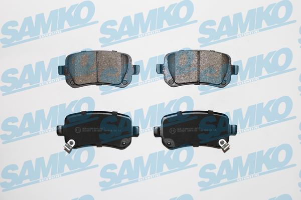 Samko 5SP1550 - Kit de plaquettes de frein, frein à disque cwaw.fr