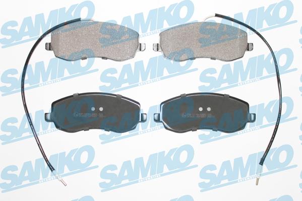 Samko 5SP1557 - Kit de plaquettes de frein, frein à disque cwaw.fr