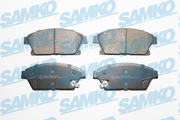 Samko 5SP1562 - Kit de plaquettes de frein, frein à disque cwaw.fr