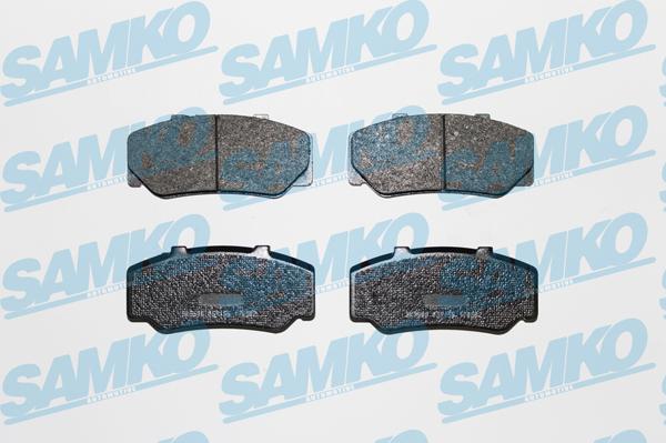 Samko 5SP156 - Kit de plaquettes de frein, frein à disque cwaw.fr