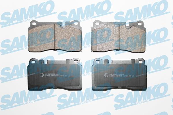 Samko 5SP1505 - Kit de plaquettes de frein, frein à disque cwaw.fr