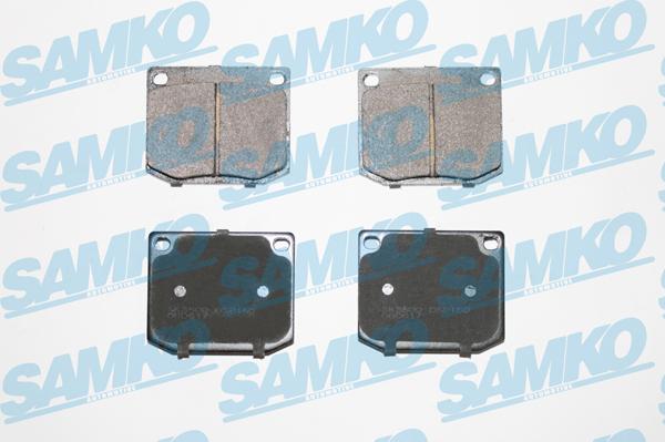 Samko 5SP150 - Kit de plaquettes de frein, frein à disque cwaw.fr