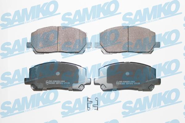 Samko 5SP1516 - Kit de plaquettes de frein, frein à disque cwaw.fr