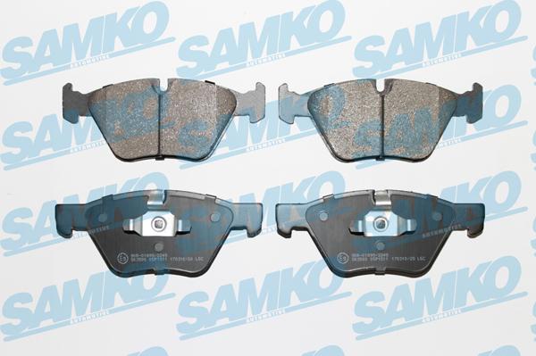 Samko 5SP1511 - Kit de plaquettes de frein, frein à disque cwaw.fr