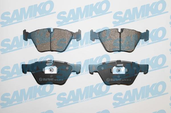 Samko 5SP1512 - Kit de plaquettes de frein, frein à disque cwaw.fr