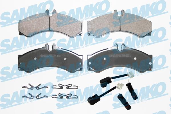 Samko 5SP1517A - Kit de plaquettes de frein, frein à disque cwaw.fr