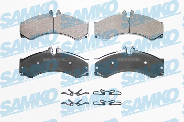 Samko 5SP1517 - Kit de plaquettes de frein, frein à disque cwaw.fr