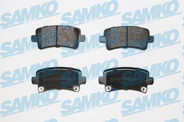 Samko 5SP1584 - Kit de plaquettes de frein, frein à disque cwaw.fr