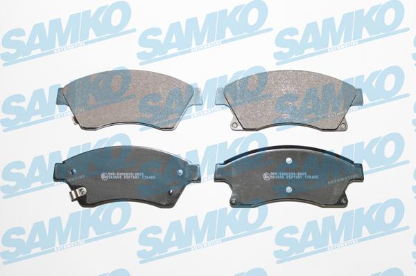 Samko 5SP1581 - Kit de plaquettes de frein, frein à disque cwaw.fr