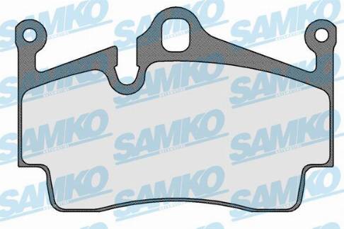 Samko 5SP1583 - Kit de plaquettes de frein, frein à disque cwaw.fr