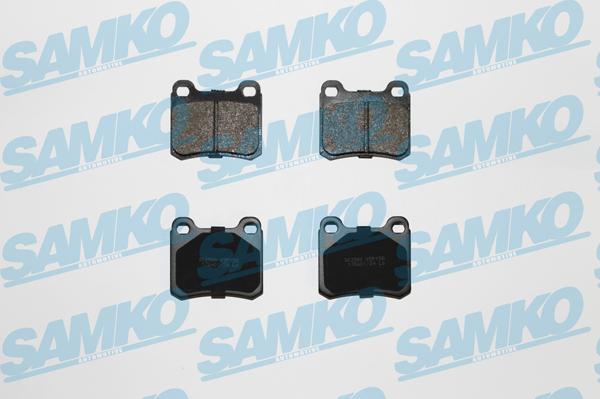 Samko 5SP158 - Kit de plaquettes de frein, frein à disque cwaw.fr