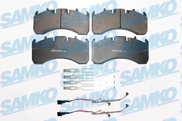 Samko 5SP1539B - Kit de plaquettes de frein, frein à disque cwaw.fr