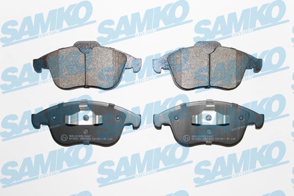 Samko 5SP1534 - Kit de plaquettes de frein, frein à disque cwaw.fr