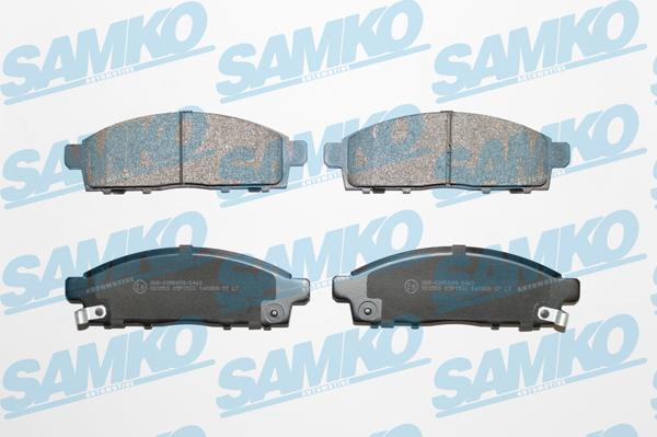 Samko 5SP1533 - Kit de plaquettes de frein, frein à disque cwaw.fr