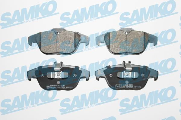 Samko 5SP1528 - Kit de plaquettes de frein, frein à disque cwaw.fr