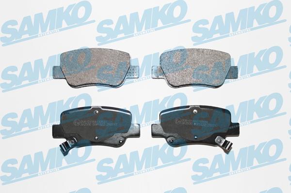 Samko 5SP1522 - Kit de plaquettes de frein, frein à disque cwaw.fr