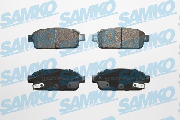 Samko 5SP1575 - Kit de plaquettes de frein, frein à disque cwaw.fr