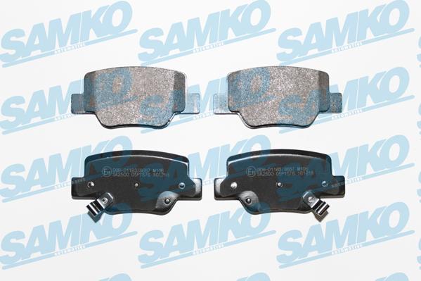 Samko 5SP1576 - Kit de plaquettes de frein, frein à disque cwaw.fr